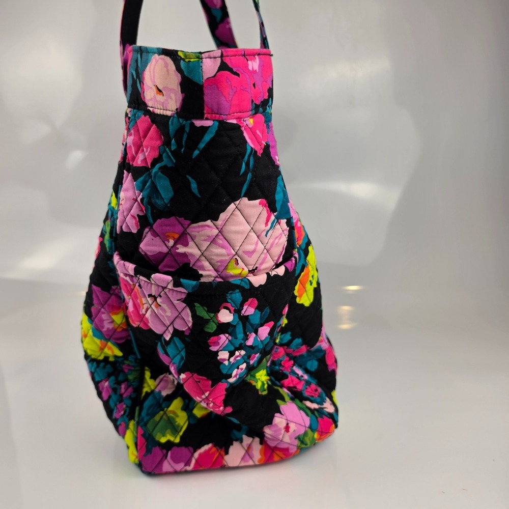 Vera Bradley Get Going Tote Hilo Meadow Quilted Large NWT Retired Floral Bag - Picture 6 of 10